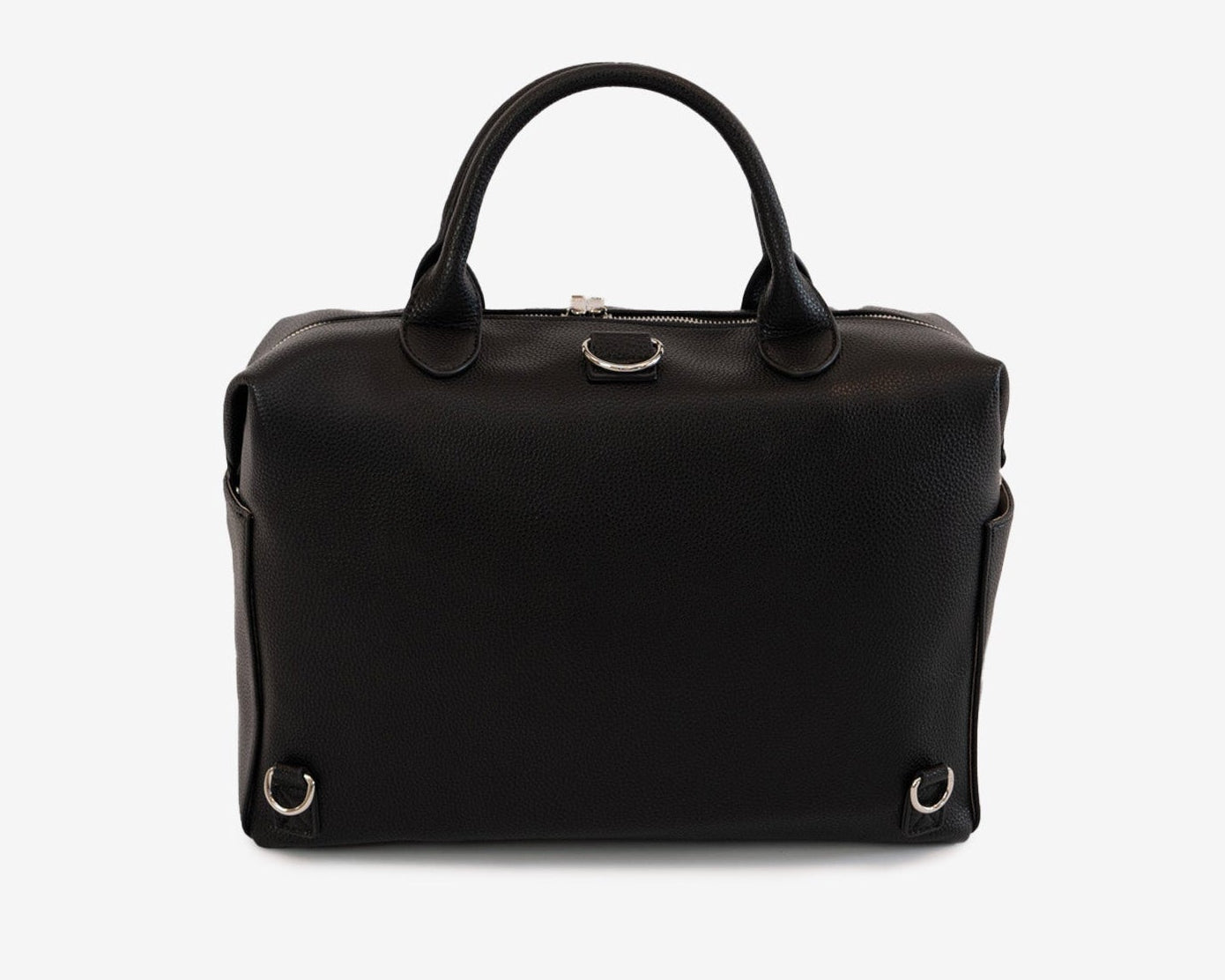 Eva Diaper Bag | Black silver