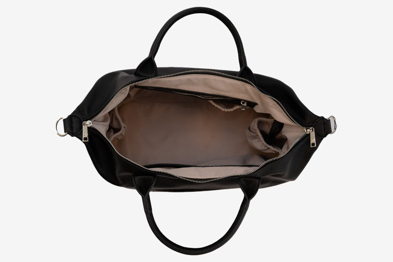 Eva Diaper Bag | Black silver